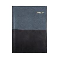 Collins Debden DIARY FINANCIAL YEAR 25-26 VANESSA A5 185 V99 DTP BLACK