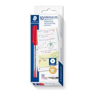 STAEDTLER Staed Ballpoint430 Md Red Bx10