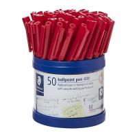 STAEDTLER Staed Ballpoint430 MdRed Cup50